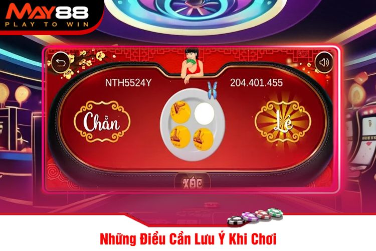 Những Điều Cần Lưu Ý Khi Chơi 